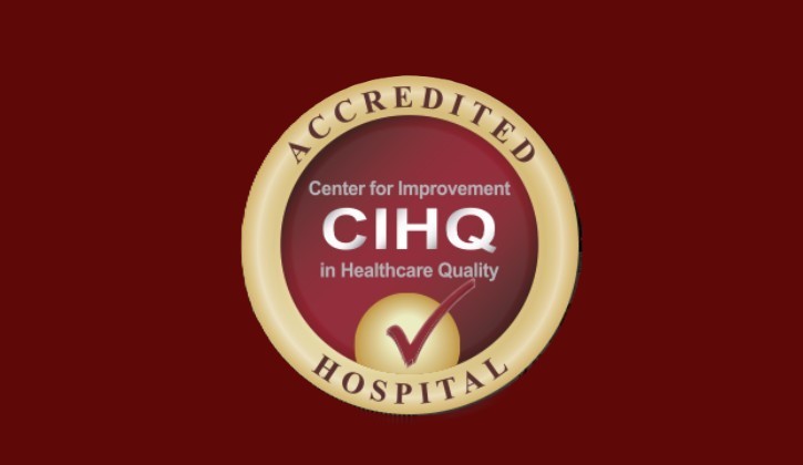 CIHQ hospital accreditation badge